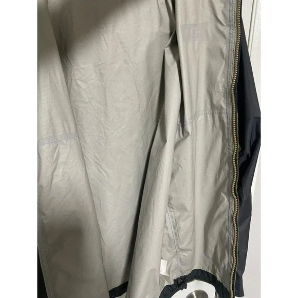 Patagonia Mens Sz S Houdini Full Zip Lightweight‎ Windbreaker Jacket Gray Khaki
